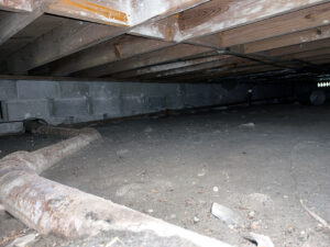 Crawlspace Repair South Orange NJ  Pipe in a home's crawlspace