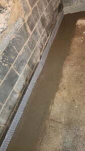 Interior French Drain Installation